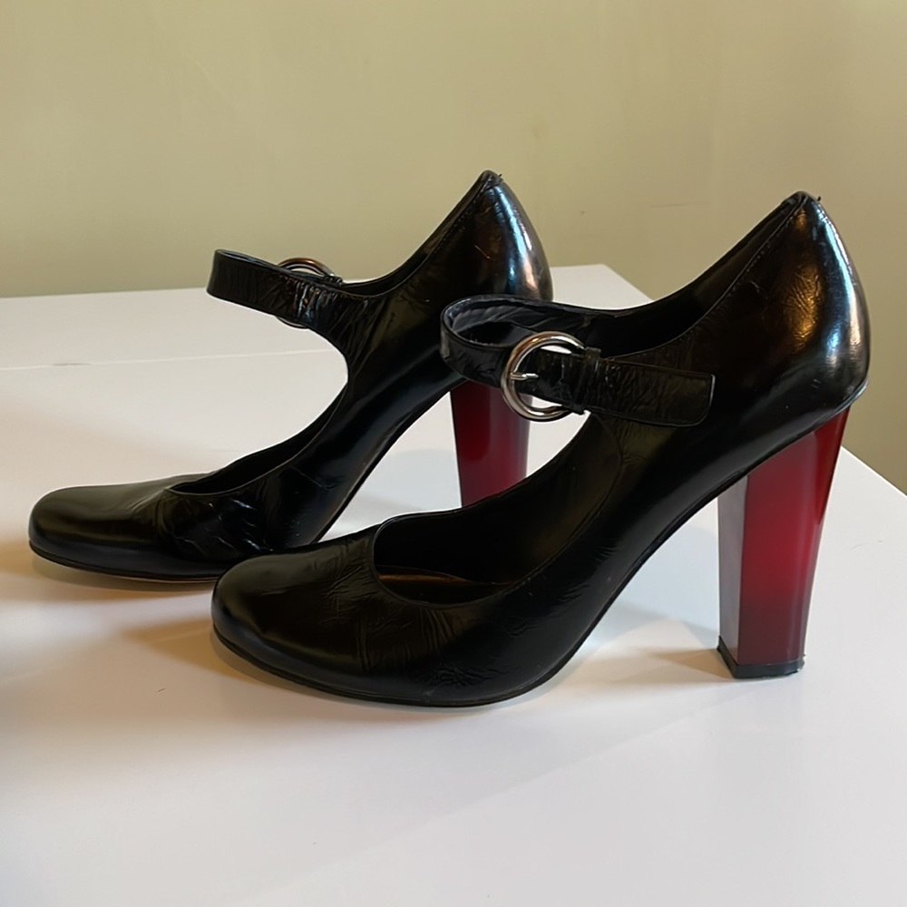 Nine West Patent Leather Mary Janes Two-tone - 7 1/2